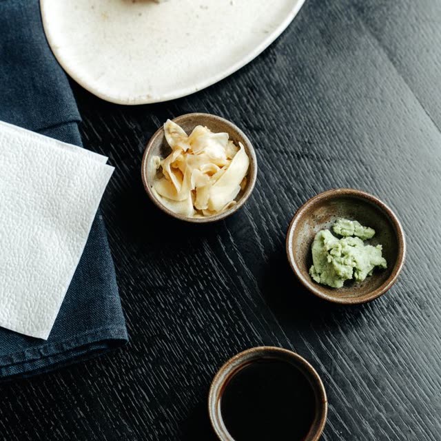 Wasabi / Sushi ginger / Soy sauce