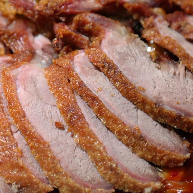 M61 · Crispy duck with rice & chop suey sauce